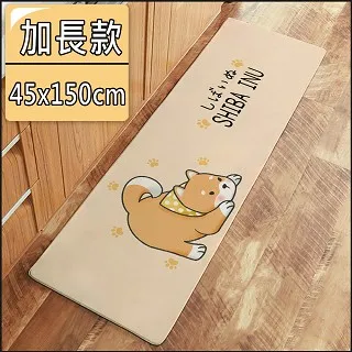 【半島良品】 加長款/防水防滑皮革地墊45*150-可愛喵家族 歷史價格詳細信息