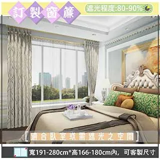 【宜欣居傢飾】萊茵河畔─雙面緹花遮光窗簾_灰-W300cm*H211-240cm以內*可指定尺寸(訂製/落地窗簾) 歷史價格詳細信息