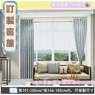 【宜欣居傢飾】浪漫花語-雙面緹花遮光窗簾(藍)W150*H230cm*2片/遮光/摺景/落地/窗簾/台灣製MIT 歷史價格詳細信息