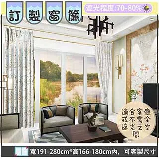 【宜欣居傢飾】浪漫花語-雙面緹花遮光窗簾(藍)W150*H230cm*2片/遮光/摺景/落地/窗簾/台灣製MIT 歷史價格詳細信息