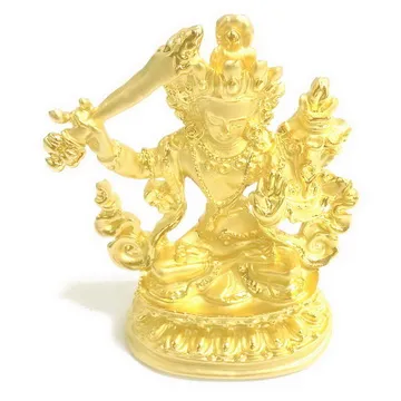 文殊菩薩 5.7公分 小佛像/法像-金黃色 歷史價格詳細信息