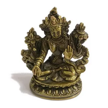 白度母s999純銀鍍24k金精工打造藏傳密宗佛堂擺件居家佛像高15cm 歷史價格詳細信息