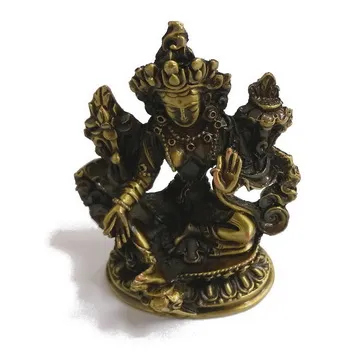 綠度母 5.8公分 小佛像/法像-金黃色 歷史價格詳細信息