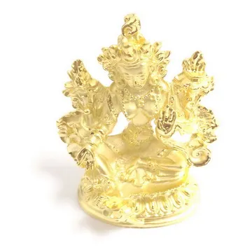 綠度母 5.8公分 小佛像/法像-金黃色 歷史價格詳細信息