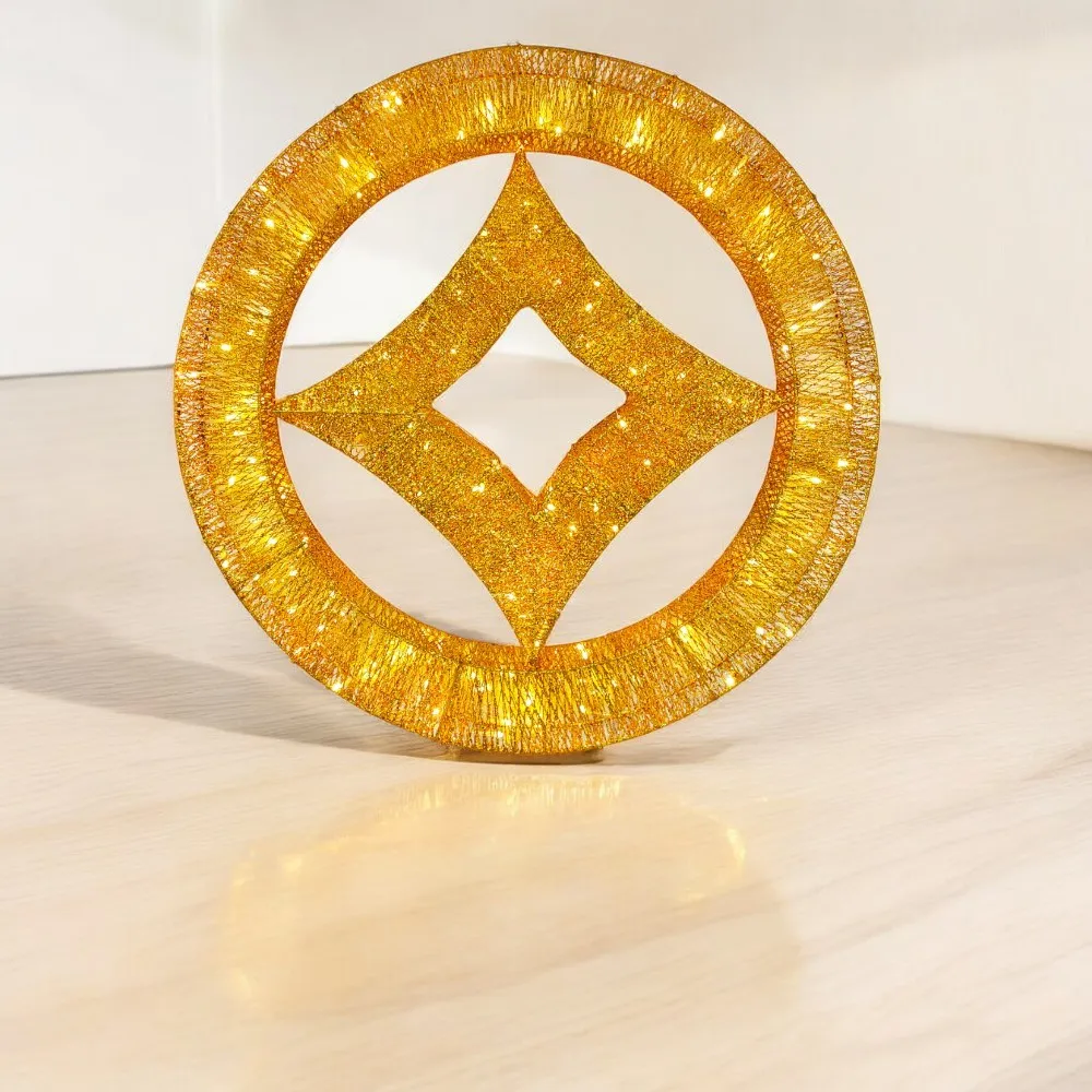 【裝飾燈大師】金元寶桌花-40cm-C款 歷史價格詳細信息