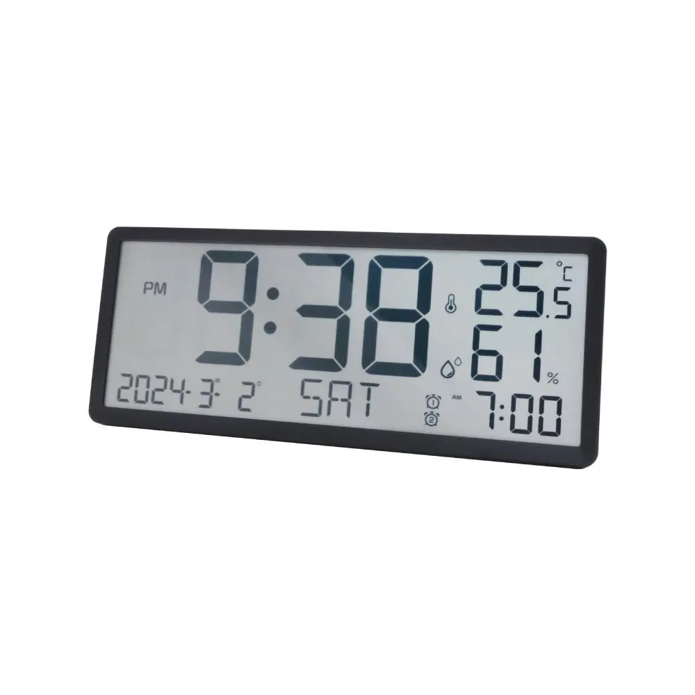 【CarryPlus】大螢幕多功能LED電子時鐘-黑色 歷史價格詳細信息