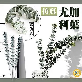 1組8支 仿真北歐風尤加利葉 拍照背景 假花 裝飾 仿真花 插花 歷史價格詳細信息