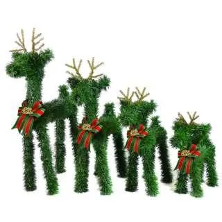 摩達客 16吋繽紛閃亮哈莉葉金蔥聖誕花圈(銀藍x麋鹿系)(台灣手工組裝出貨) 歷史價格詳細信息