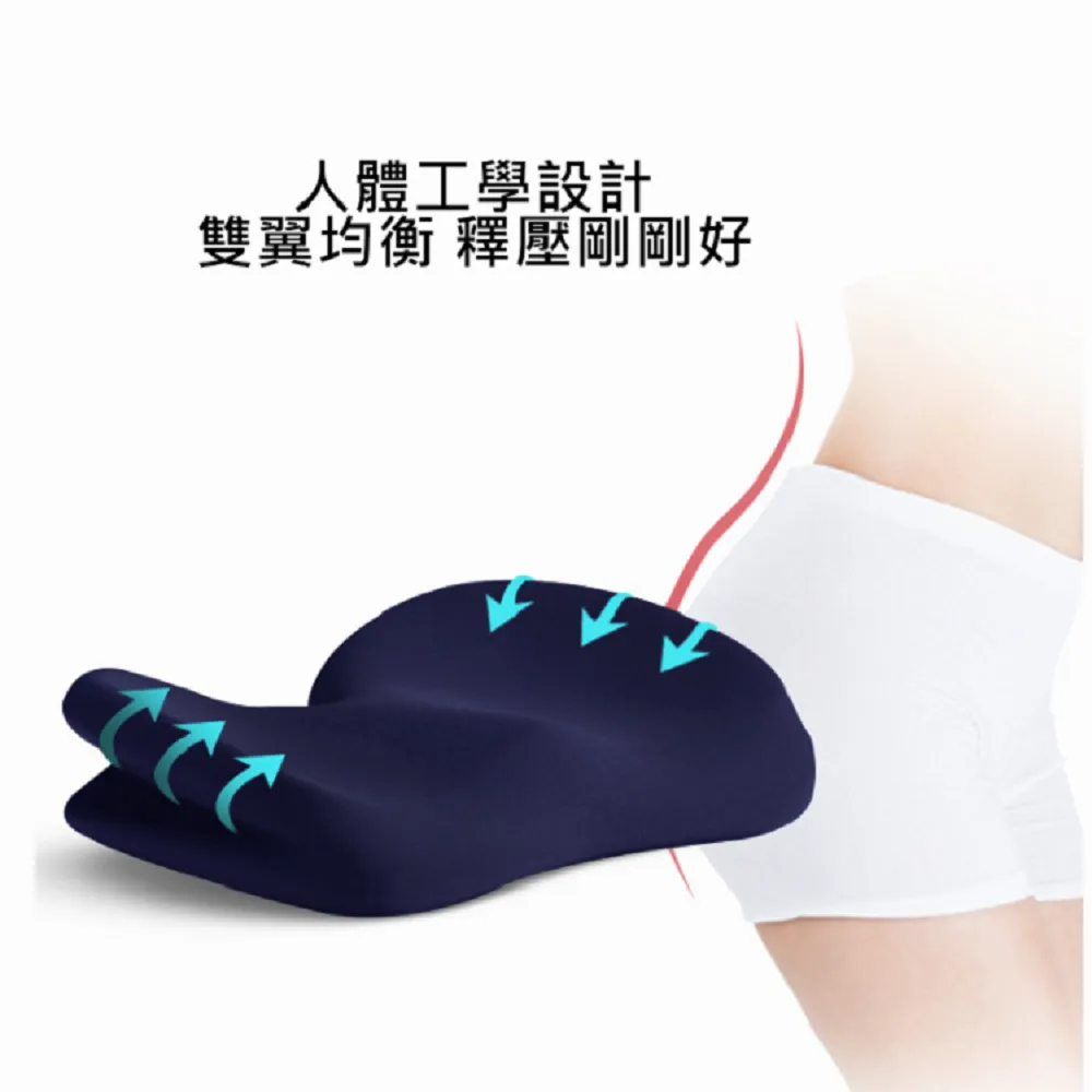 HONDONI  新款6D全包裹式美臀坐墊 記憶坐墊 痔瘡坐墊 減壓坐墊 舒壓坐墊 抒壓坐墊 (流星灰) 歷史價格詳細信息