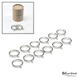 【GCurtain】鋅合金窗簾環、靜音環、消音環 #RZG001K-20 (內圈Φ30mm) 20入/組 歷史價格詳細信息