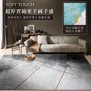 地毯加厚超柔絨客廳臥室茶幾北歐床邊可水洗高端滿鋪定製大面積 歷史價格詳細信息