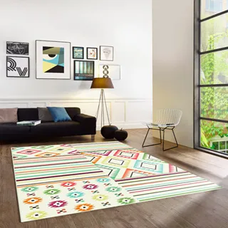 范登伯格 Swing波動極簡幾何現代圖騰進口地毯-漸層格 120x170cm 歷史價格詳細信息