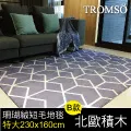 TROMSO珊瑚絨短毛地毯-中尺寸M北歐風潮200x140cm 歷史價格詳細信息