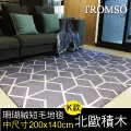 TROMSO珊瑚絨短毛地毯-中尺寸M北歐風潮200x140cm 歷史價格詳細信息