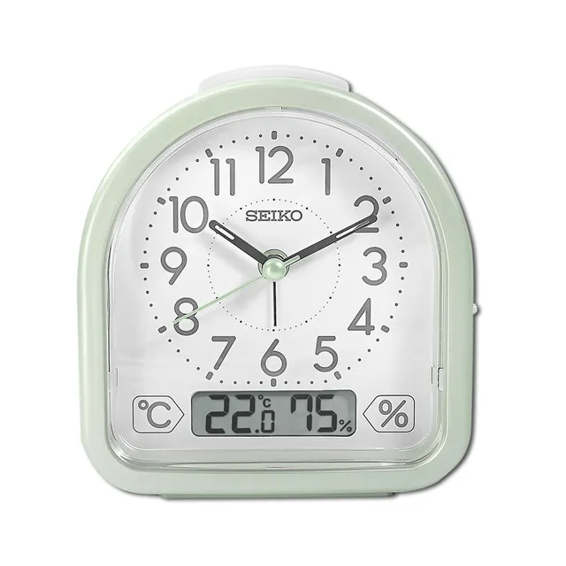 SEIKO 精工 / 數字刻度 夜光 球面鏡面 滑動式秒針 靜音掛鐘 - 白x黑框 ＃QXA521K 歷史價格詳細信息