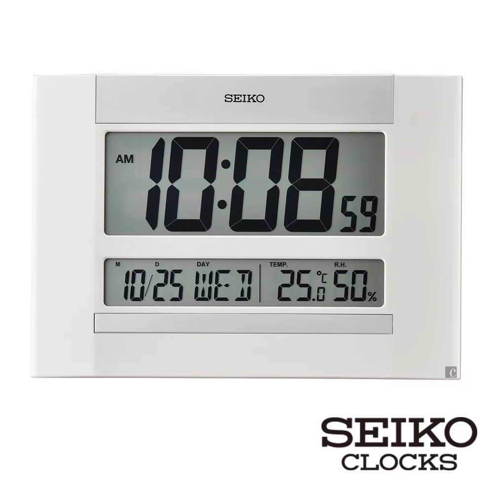 SEIKO 精工 溫溼度顯示 貪睡電子桌鐘 QHL095K 歷史價格詳細信息