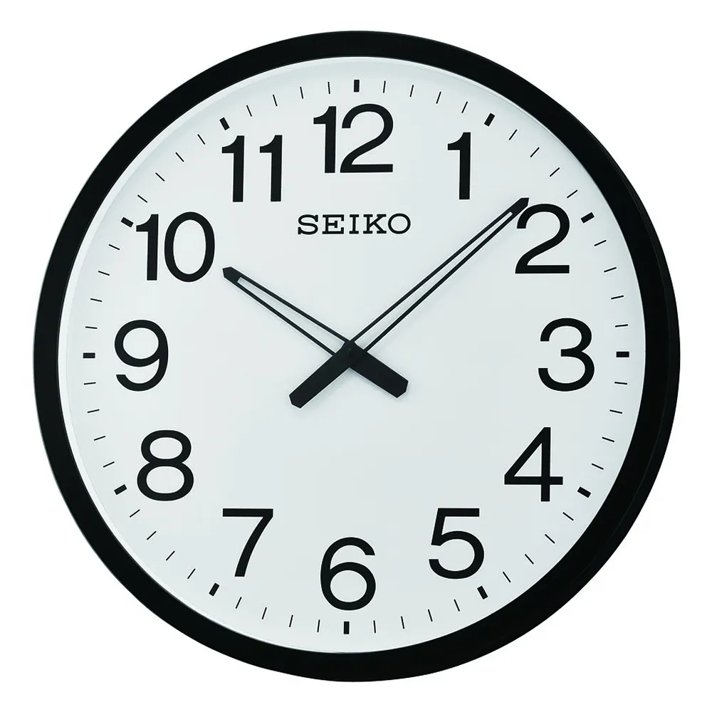 SEIKO 精工 指針式時尚掛鐘-黑框 QXA563K 價格比較,價格查詢,歷史價格詳細信息