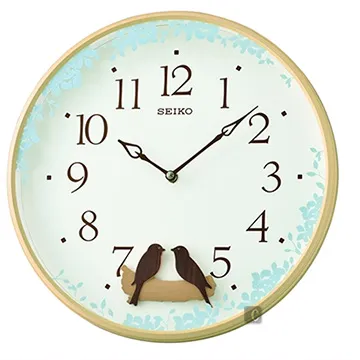【SEIKO 精工】33cm靜音雙顯木質掛鐘(QXL008B) 歷史價格詳細信息