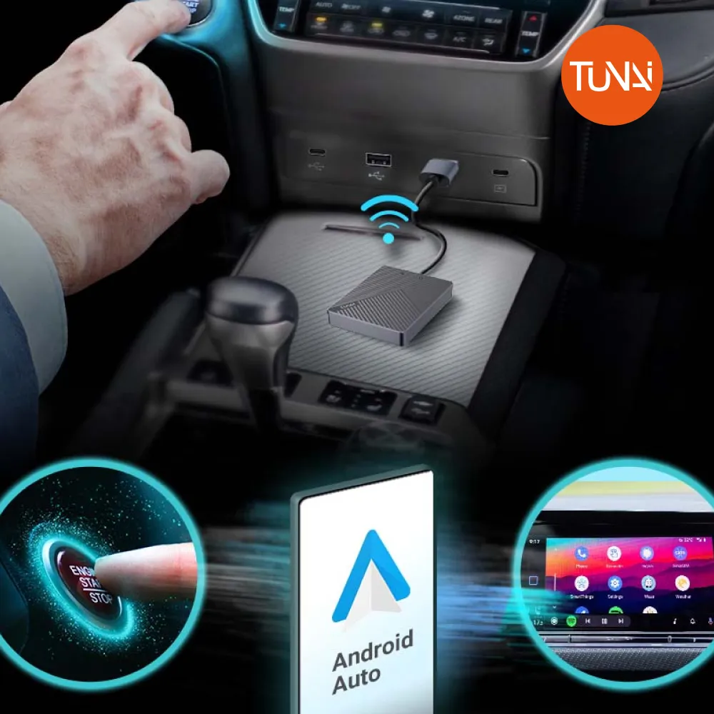 TUNAI AutoCast 車用 Android Auto 無線傳輸器 有線升無線 價格比較,價格查詢,歷史價格詳細信息