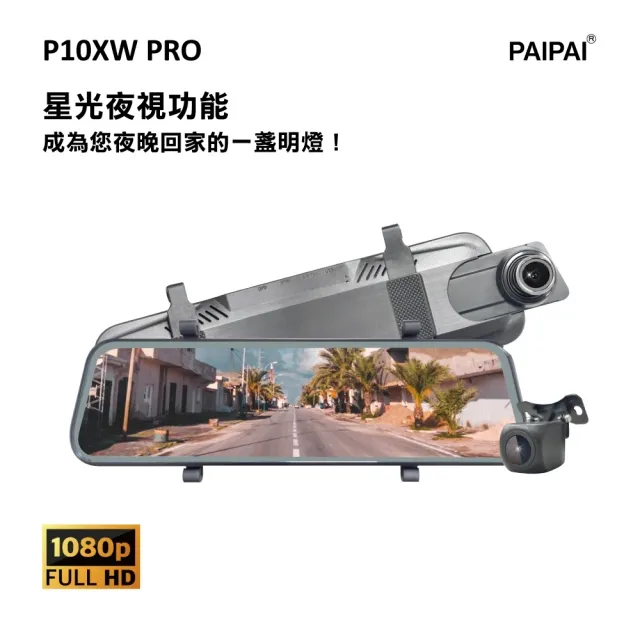 【PAIPAI拍拍】P15XW SONY HDR 前4K/後2K 觸控聲控 前後鏡頭流媒體電子後視鏡記錄器 歷史價格詳細信息