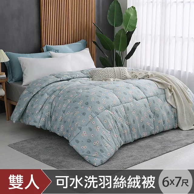 DON 石墨烯可水洗羽絲絨冬被-文藝綠(雙人6x7尺) 歷史價格詳細信息