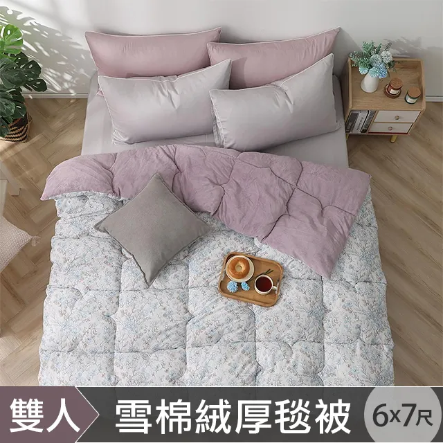 HOYACASA 雪棉絨暖暖厚毯被-艾米利亞(雙人6X7尺) 歷史價格詳細信息