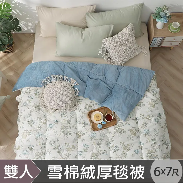 HOYACASA 雪棉絨暖暖厚毯被-艾米利亞(雙人6X7尺) 歷史價格詳細信息