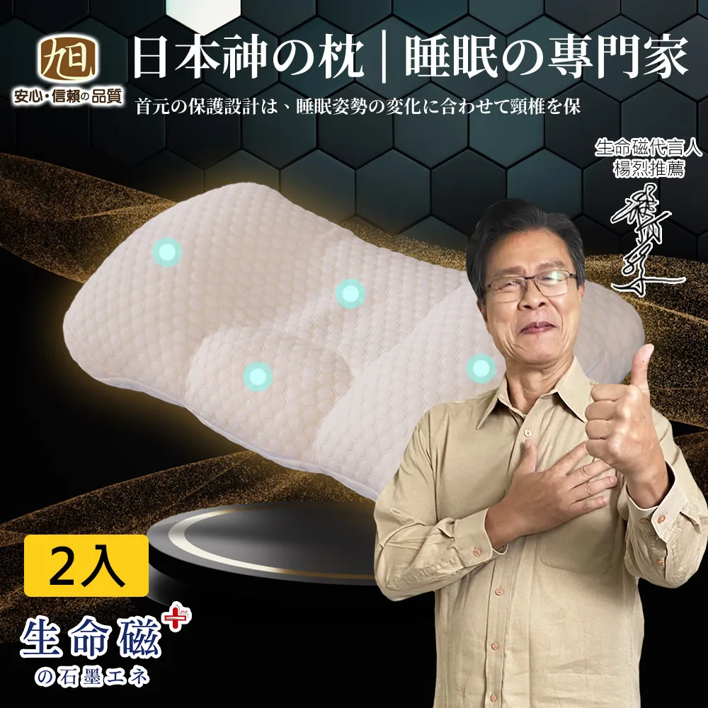 【日本旭川】生命磁石墨烯分區能量神之枕-2入組 歷史價格詳細信息