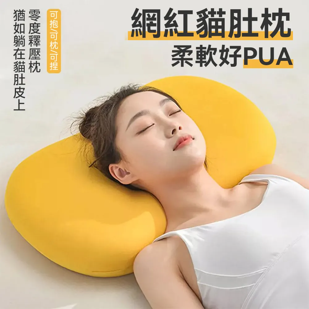 貓肚皮記憶 冰涼夏季床上單人睡覺枕頭女生 趴睡午睡枕靠墊 歷史價格詳細信息