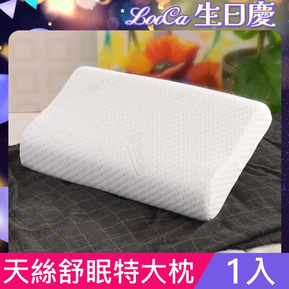 【LooCa】特大型-透氣釋壓記憶枕頭2入(防蹣/天絲抗菌-兩款任選) 歷史價格詳細信息