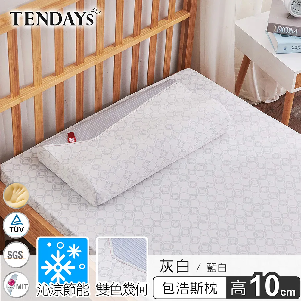 【TENDAYS】包浩斯紓壓枕_10cm(灰白) 歷史價格詳細信息