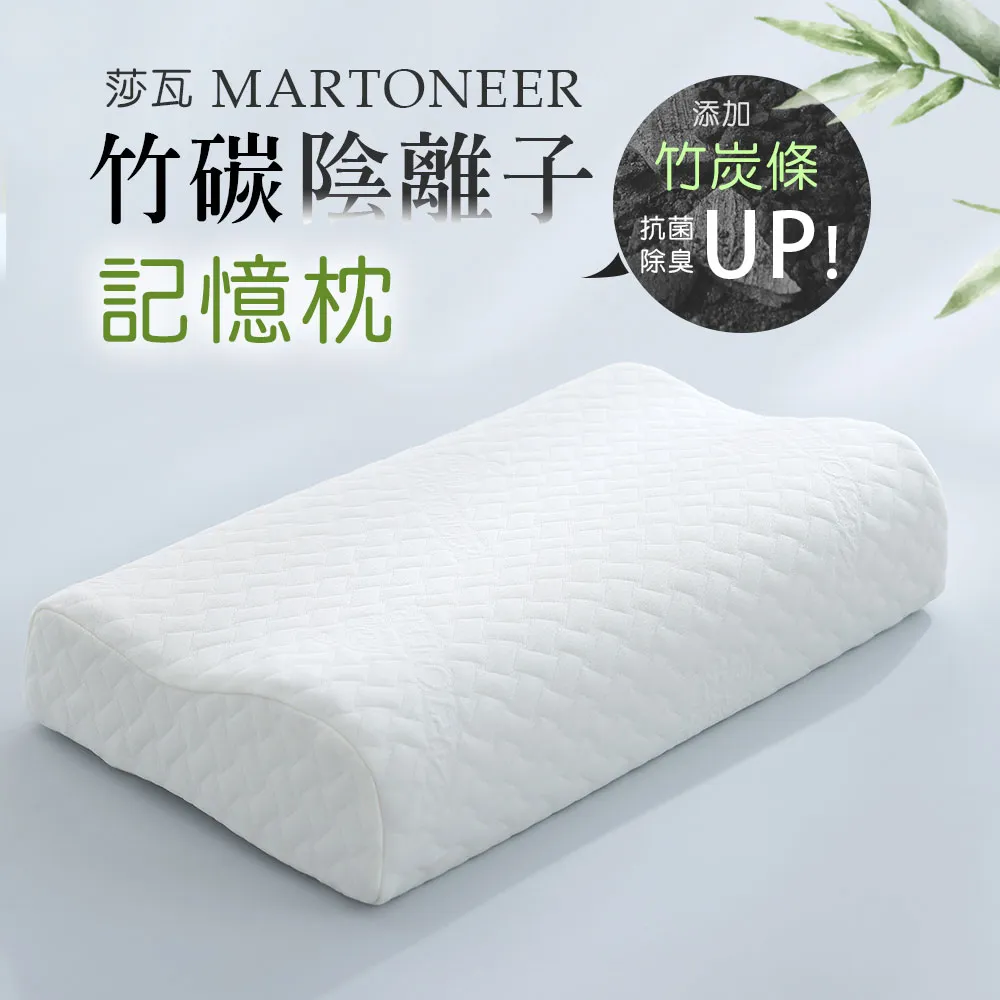鴻宇 記憶枕 莎瓦竹碳陰離子記憶枕 緹花針織表布 台灣製 歷史價格詳細信息