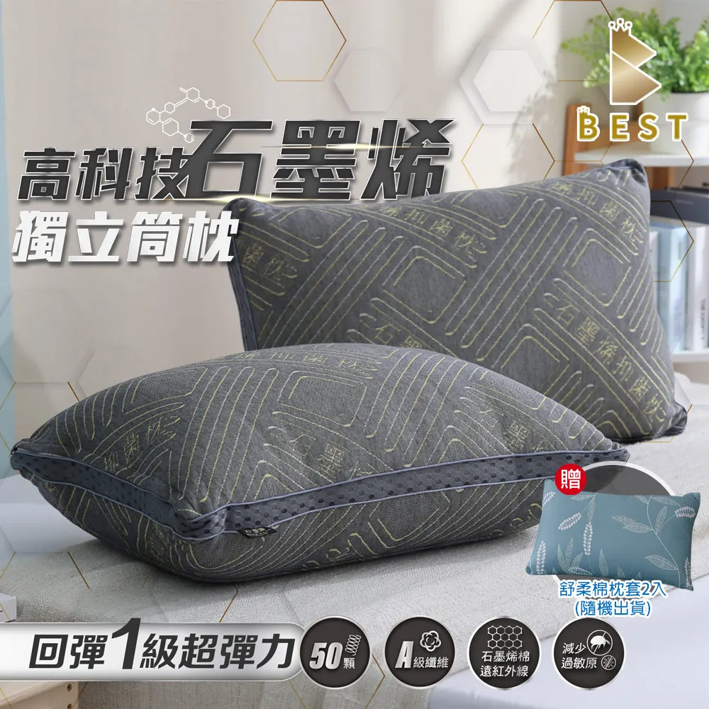 石墨烯遠紅外線枕 石墨烯 台灣製 防蟎 抗菌 可水洗 透氣 壓縮 枕頭 水洗枕 多件優惠 【現貨】 歷史價格詳細信息