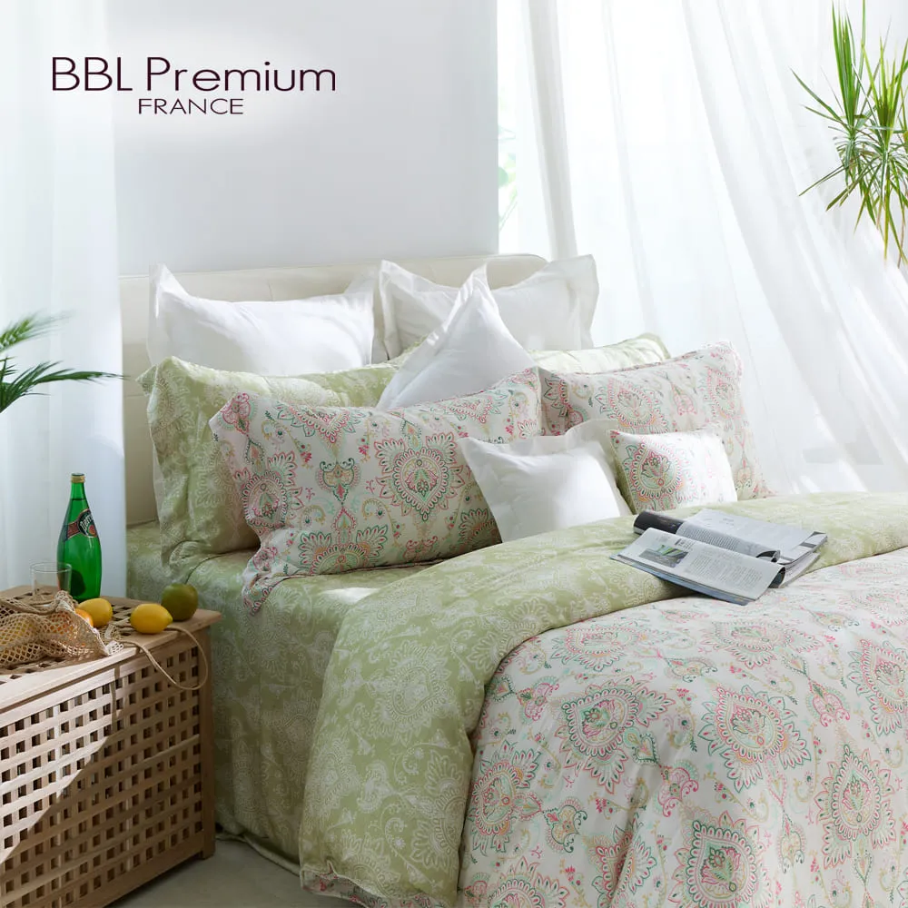 【BBL Premium】100%天絲印花床包被套組-葛麗絲莊園-灰(雙人) 歷史價格詳細信息