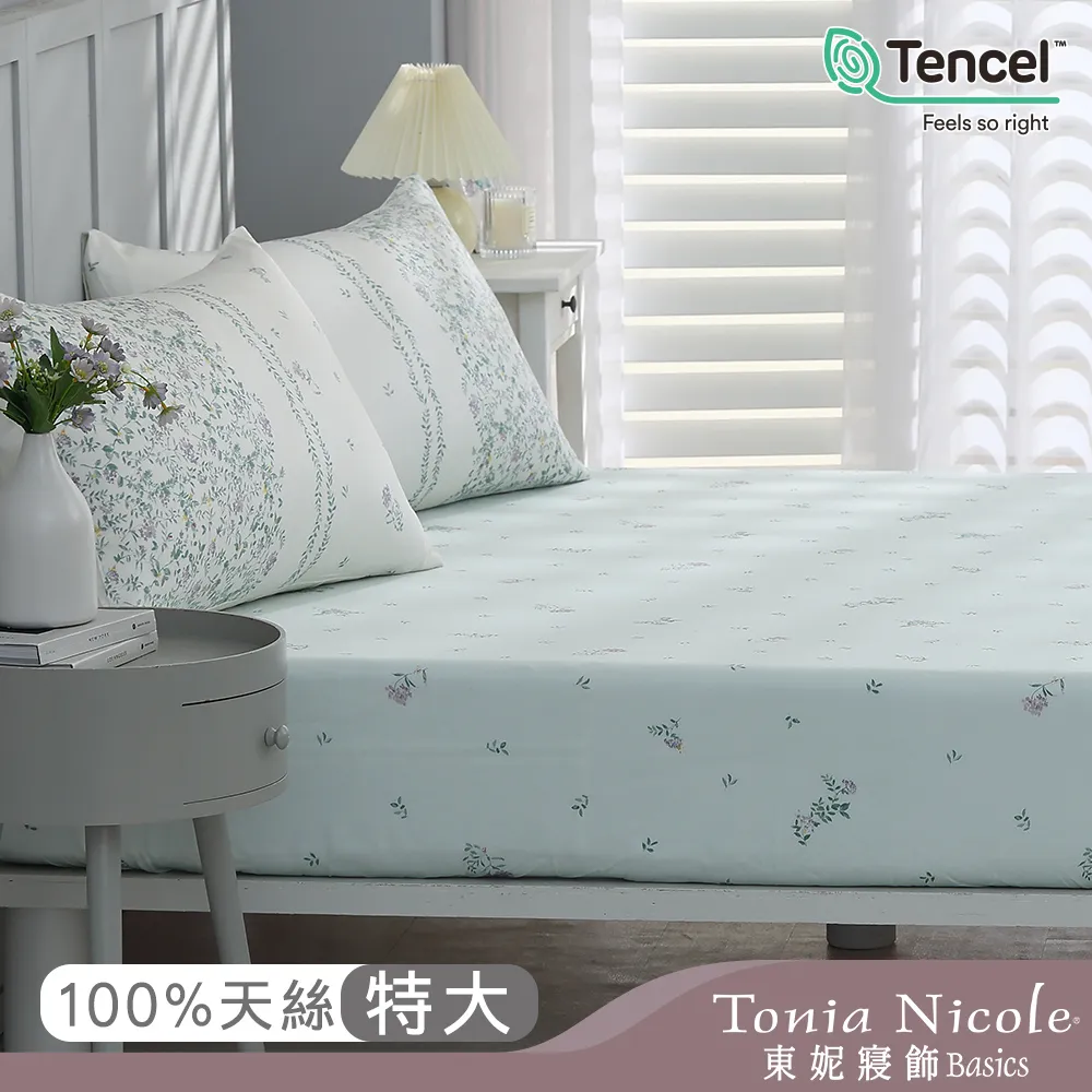 【Tonia Nicole 東妮寢飾】青雅集B版環保印染100%萊賽爾天絲床包枕套組(雙人) 歷史價格詳細信息
