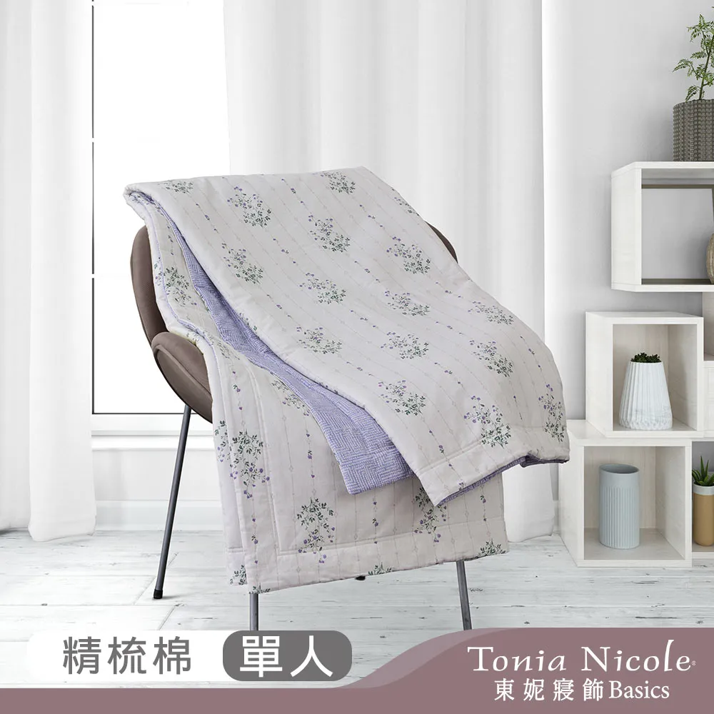 【Tonia Nicole 東妮寢飾】蒔花日記100%精梳棉兩用被床包組(雙人) 歷史價格詳細信息