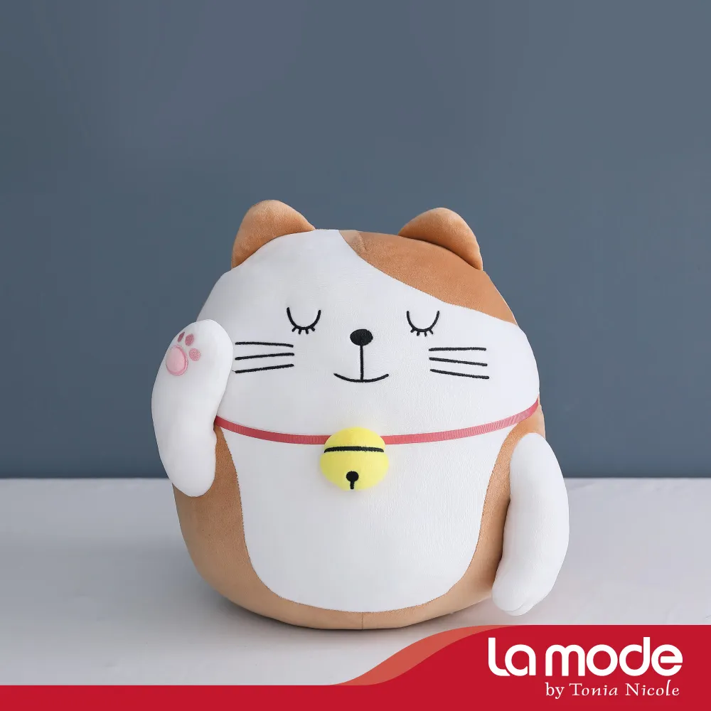 【La Mode寢飾】招財喵造型靠枕 歷史價格詳細信息