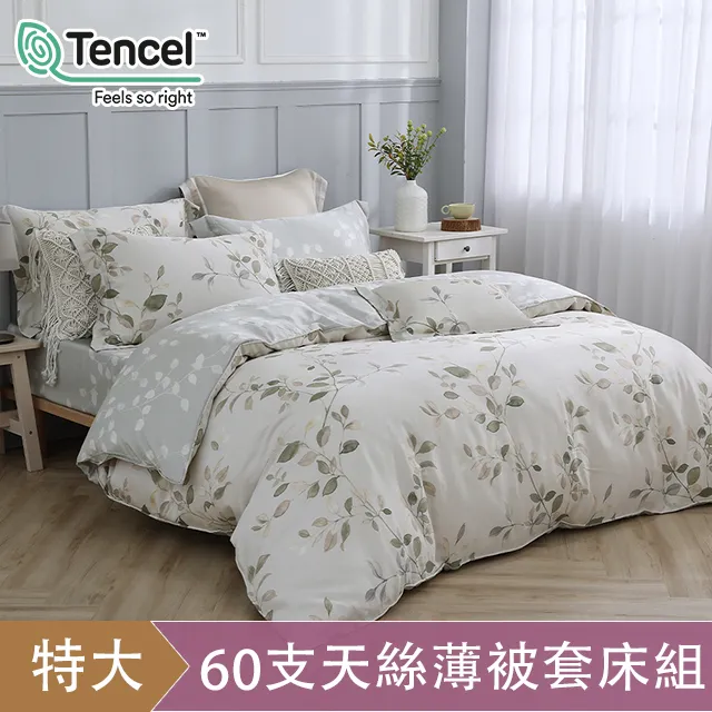 HOYACASA 暮秋 加大四件式60支天絲兩用被套床包組 歷史價格詳細信息