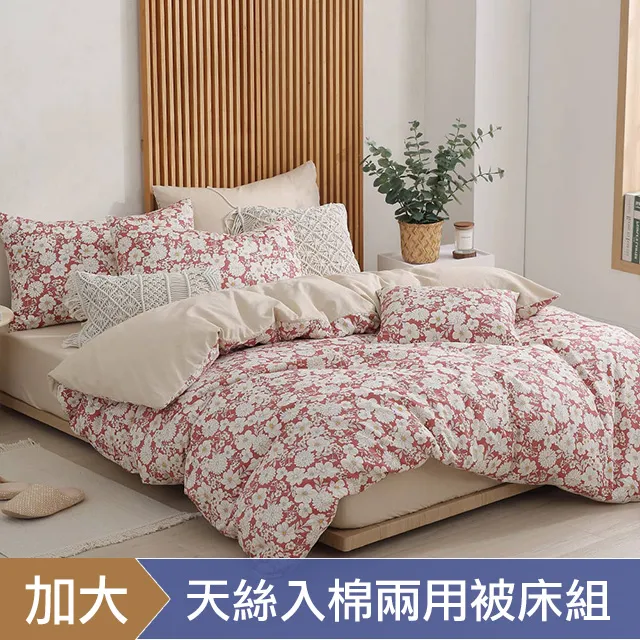 《HOYACASA》花意漫舞八件式抗菌純棉兩用被床罩組(雙/加大) 歷史價格詳細信息