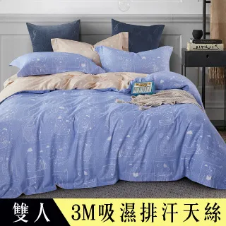 【Betrise萌趣狗狗】特大-3M專利天絲吸濕排汗四件式兩用被床包組-採用3M專利吸濕排汗藥劑 歷史價格詳細信息