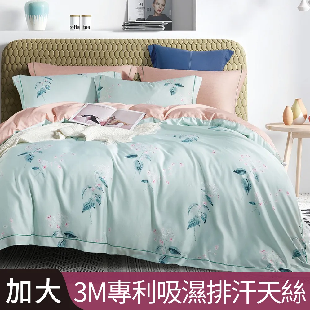【Betrise花間舞】加大-3M專利天絲吸濕排汗四件式兩用被床包組-採用3M專利吸濕排汗藥劑 價格比較,價格查詢,歷史價格詳細信息