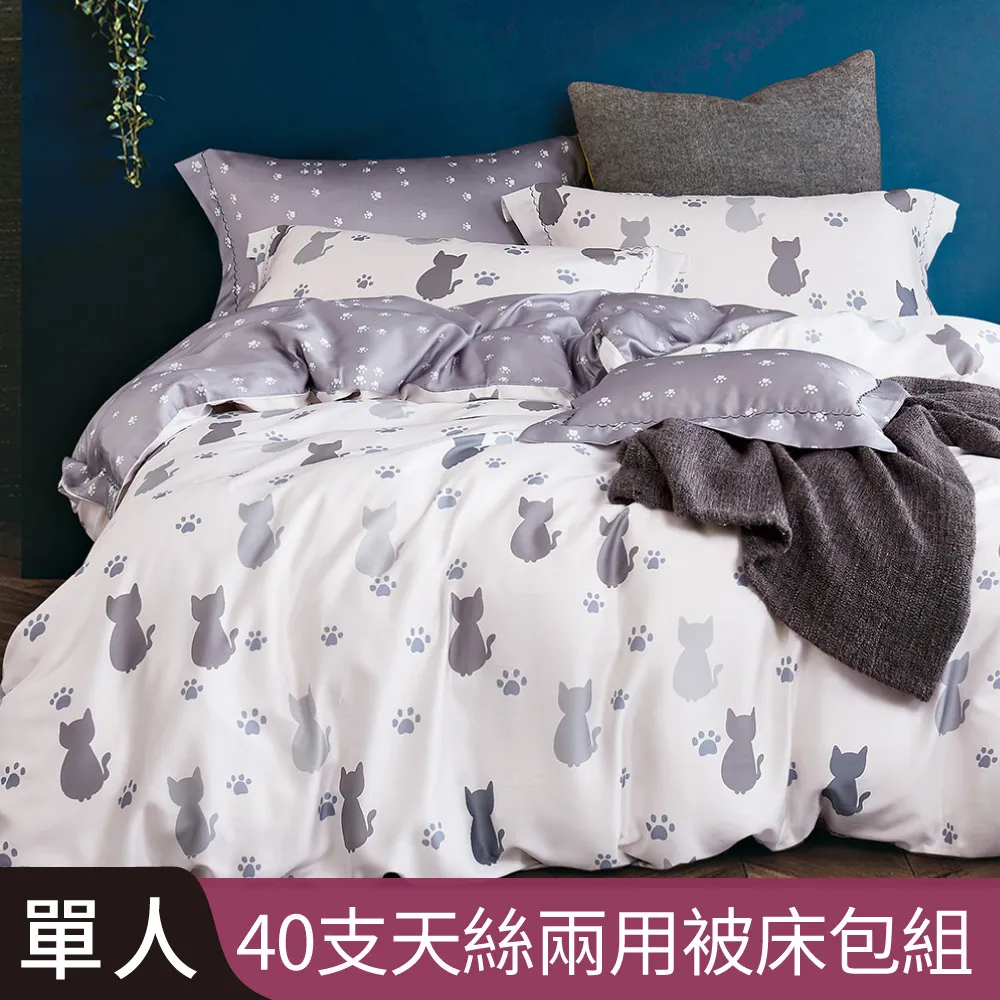 【Betrise貓說午後】C量能系列 單人/雙人/加大/特大 100%奧地利天絲™光淬石墨烯四件式兩用被床包組 可超取 歷史價格詳細信息