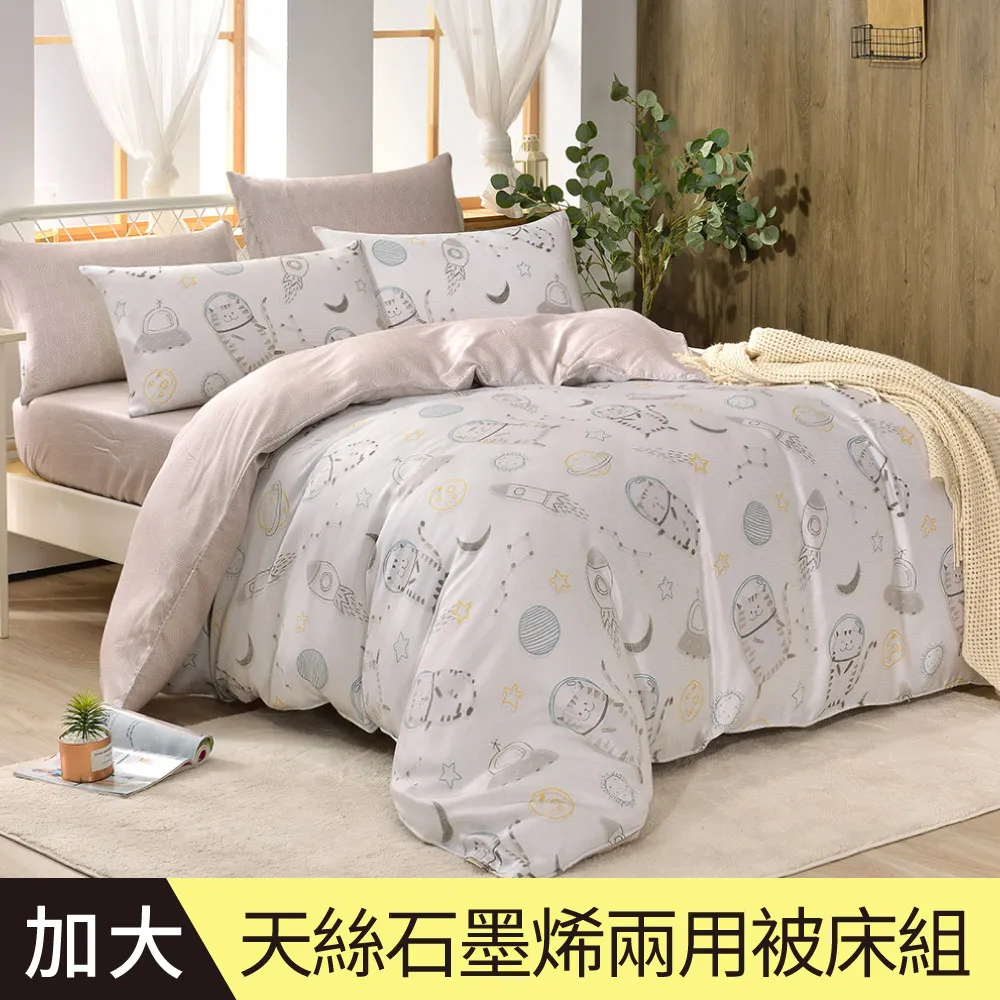 【Betrise喵星人】加大 C量能系列 100%奧地利天絲™光淬石墨烯四件式兩用被床包組 歷史價格詳細信息