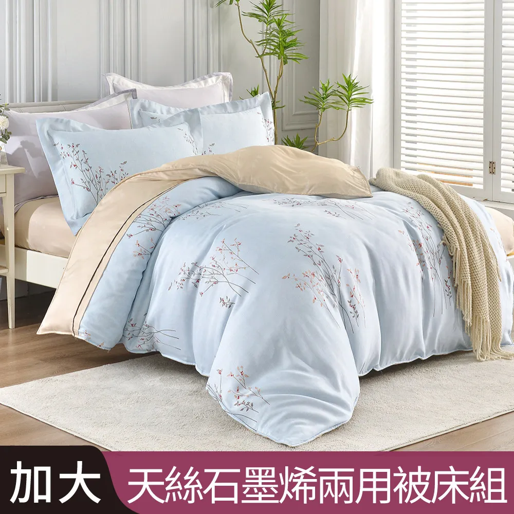 【Betrise海底世界】加大-3M專利天絲吸濕排汗四件式兩用被床包組-採用3M專利吸濕排汗藥劑 歷史價格詳細信息