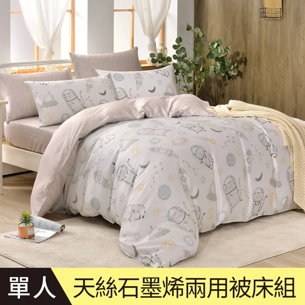 【Betrise喵星人】加大 C量能系列 100%奧地利天絲™光淬石墨烯四件式兩用被床包組 歷史價格詳細信息