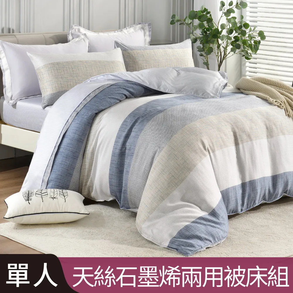 【Betrise序曲藍逸】特大 C量能系列 100%奧地利天絲™光淬石墨烯四件式兩用被床包組 歷史價格詳細信息