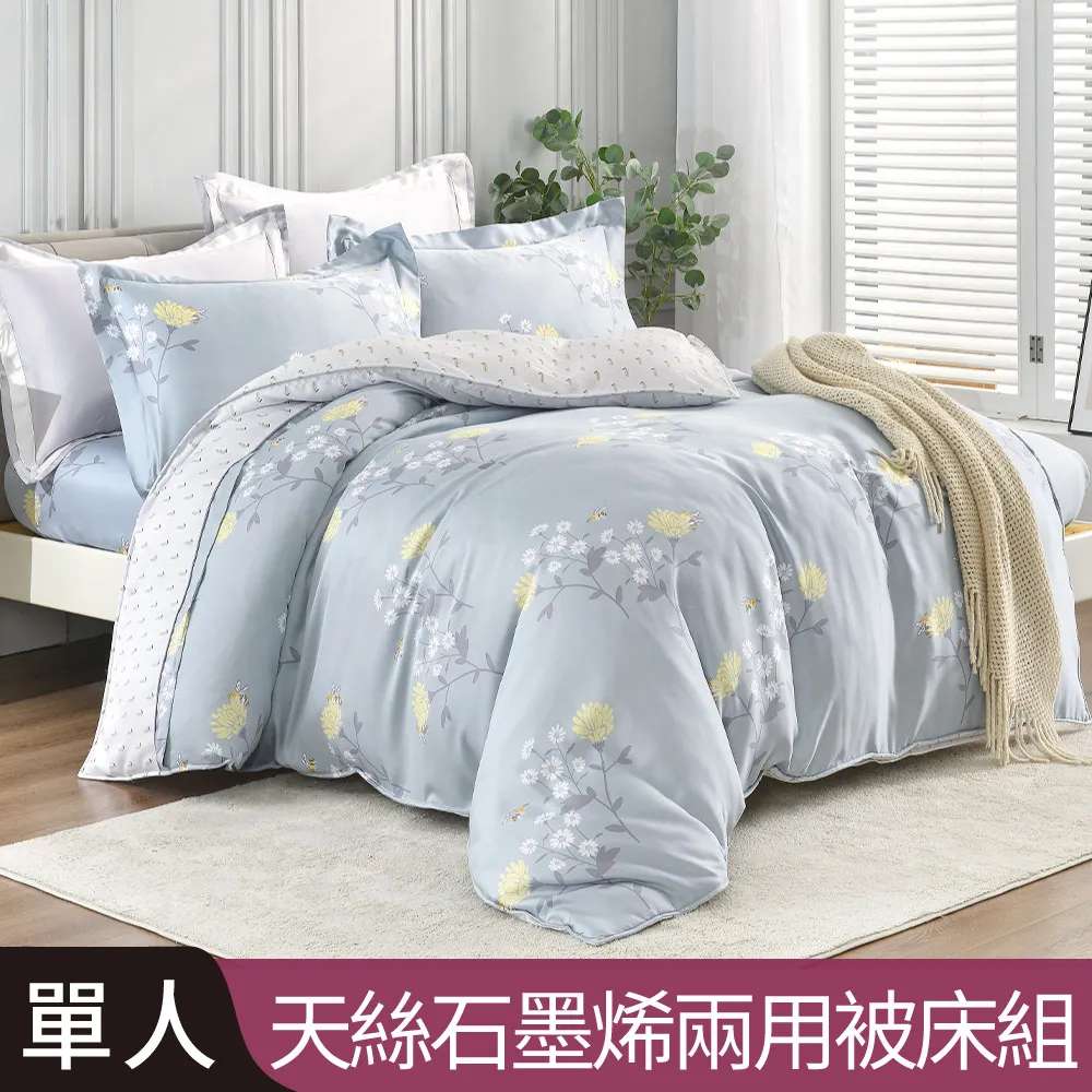 【Betrise裔夢】特大 C量能系列 100%奧地利天絲™光淬石墨烯四件式兩用被床包組 歷史價格詳細信息