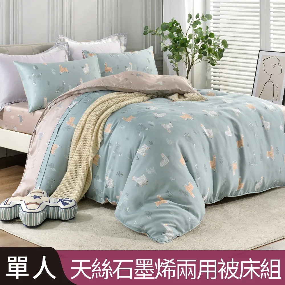 【Betrise草泥馬樂園】雙人-植萃系列100%奧地利天絲四件式兩用被床包組 歷史價格詳細信息