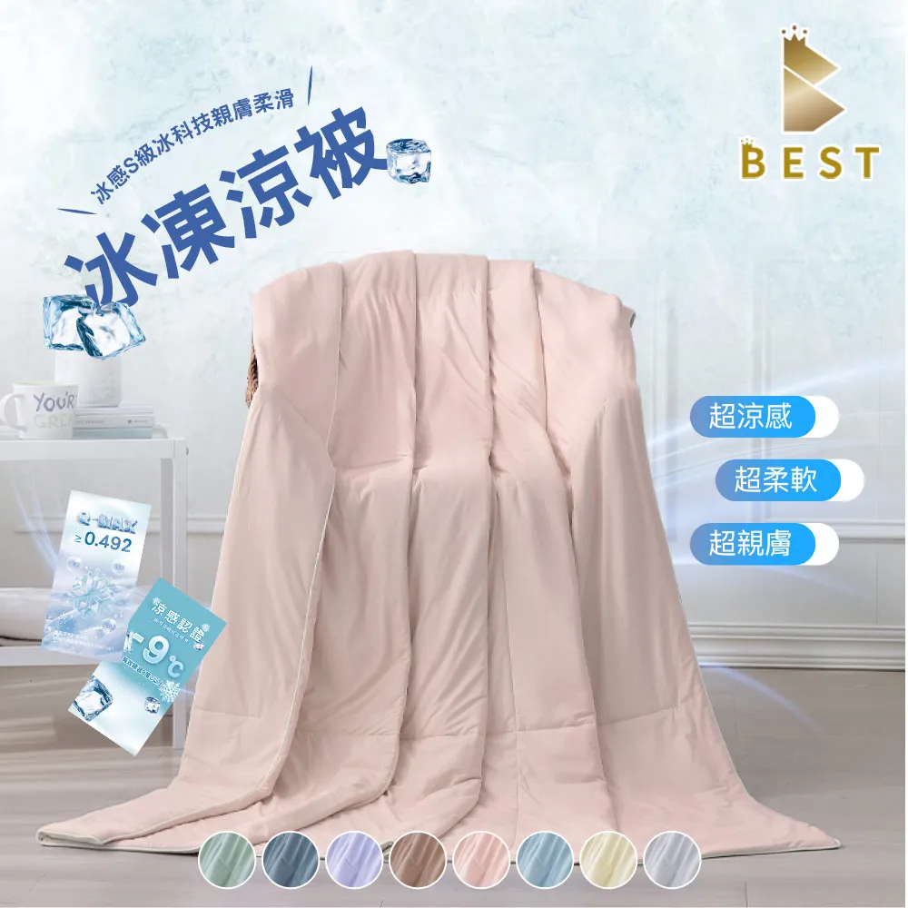【BEST 貝思特】冰感S級冰科技親膚柔滑冰凍 雙人床包枕套組 加高35公分 涼感升級 歷史價格詳細信息