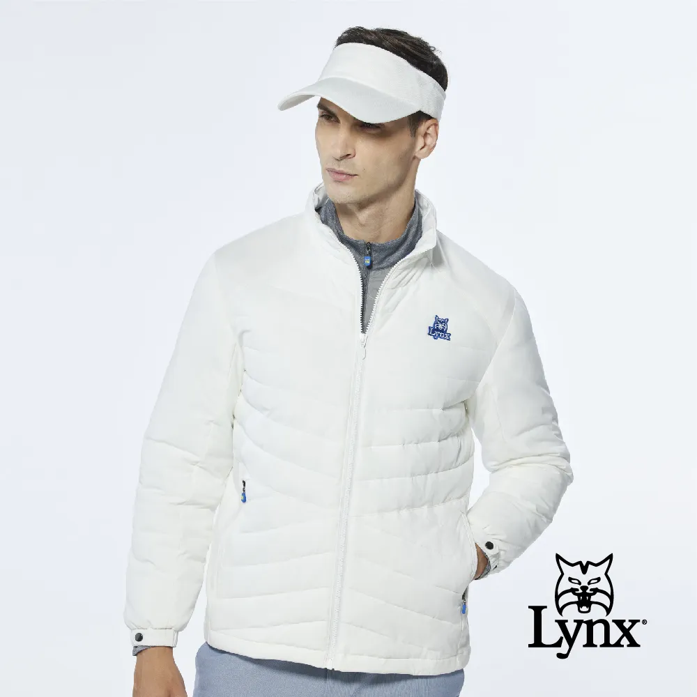 【Lynx Golf】男款吸濕排汗科技線條感山貓繡花長袖立領POLO衫(二色) 歷史價格詳細信息